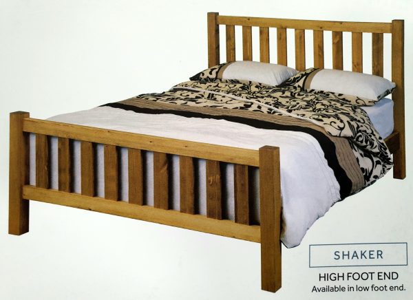 Premium Shaker Style Bedstead With High Foot